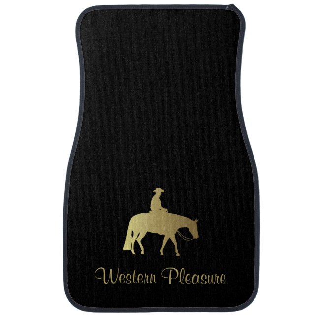 Golden Western Pleasure Horse op Black Automat (Voorkant)