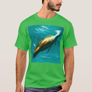 Golden Whale 1 T-shirt