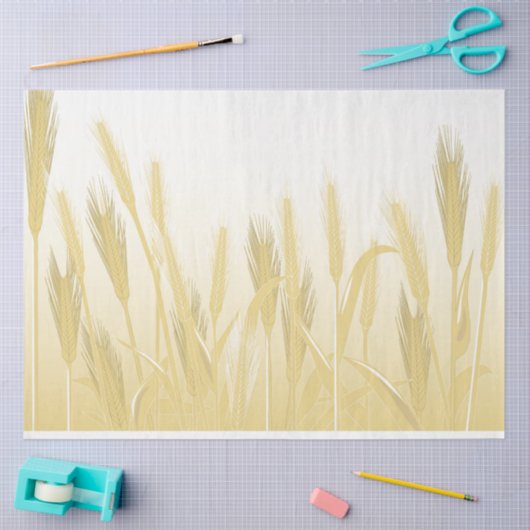 Golden Wheat Field-ontkoppeling Tissuepapier (Craft)