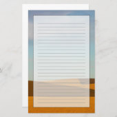 Golden Wheat Fields in Palouse Briefpapier (Voorkant / Achterkant)