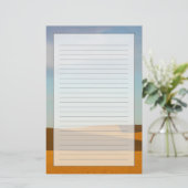 Golden Wheat Fields in Palouse Briefpapier (Staand voorkant)