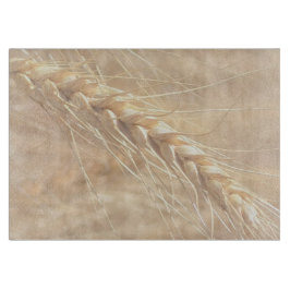 Golden Wheat Glass Cutting Board Snijplank