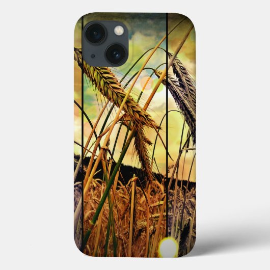 Golden Wheat Sparkle iPad case (Achterkant)