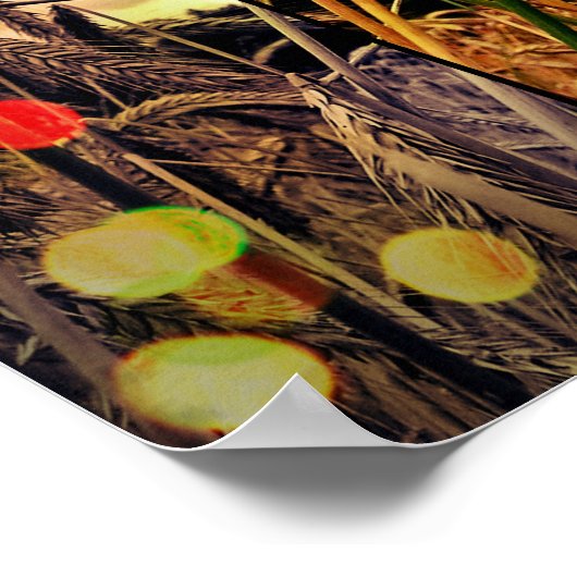 Golden Wheat Sparkle Poster (Hoek)