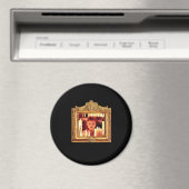 Golden Whimsigothic Drew Barrymore Magneet (Insitu (Vaatwasser))