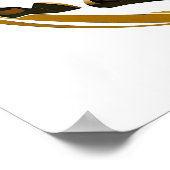 Golden Whirlwind - Regal Horse in Motion Poster (Hoek)