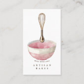 Golden Whisk Baker Pastry Chef Visitekaartje (Voorkant)