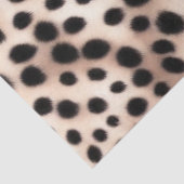 Golden White Dalmation Spots: Dierenveer Tissuepapier (Detail)