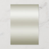 Golden White Flowers Enclosure Kaart (Achterkant)