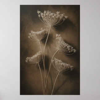 Golden Wildbloemen Poster