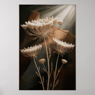 Golden Wildbloemen Poster