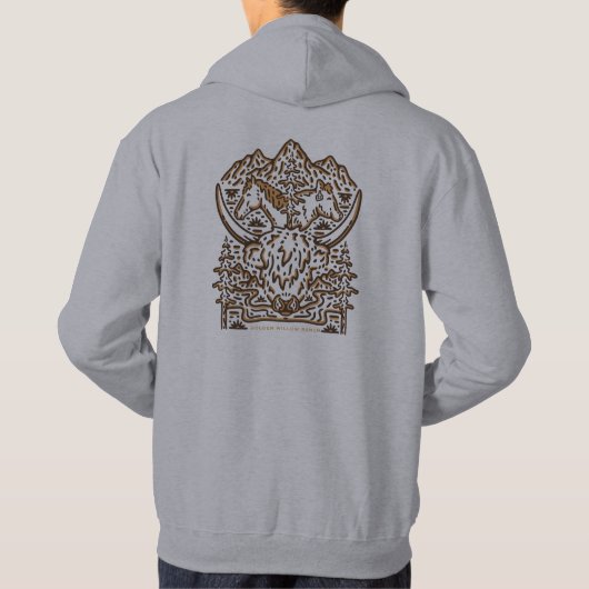 Golden Willow Ranch Hoodie - Gray (Achterkant)