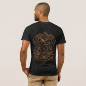 Golden Willow Ranch T-shirt - Zwart (Achterkant volledig)