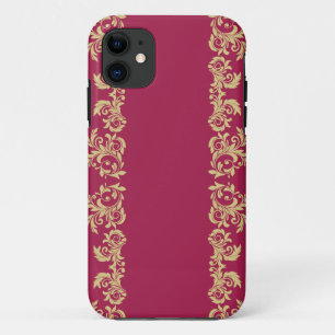 Golden Wine Swirls Hoesje-Mate iPhone Case