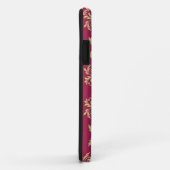 Golden Wine Swirls Hoesje-Mate iPhone Case (Achterkant/rechts)