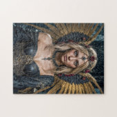 Golden Winged Dark Angel Queen Legpuzzel (Horizontaal)
