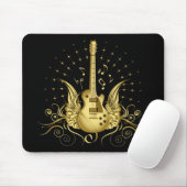 Golden Winged Guitar Muismat (Met muis)