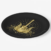 Golden Winged Guitar Papieren Bordje (Gekanteld)