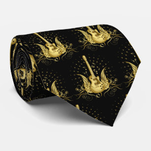 Golden Winged Guitar Stropdas