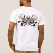 Golden Winged Skull - 4 T-shirt (Achterkant)
