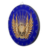 Golden Winged Skull Dartbord (Voorkant Rechts)