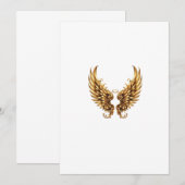 golden wings angel kaart (Voorkant / Achterkant)