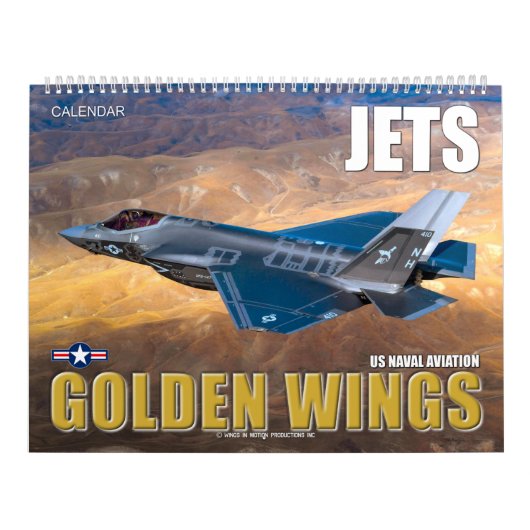 GOLDEN WINGS JETS - Naval Aviation Kalender (Hoes)