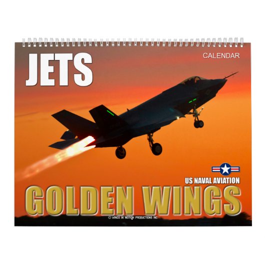 GOLDEN WINGS JETS - Naval Aviation Kalender (Hoes)