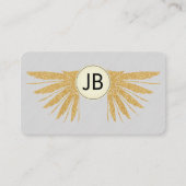 Golden Wings/Monogram Visitekaartje (Voorkant)