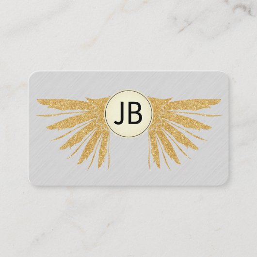 Golden Wings/Monogram Visitekaartje (Voorkant)