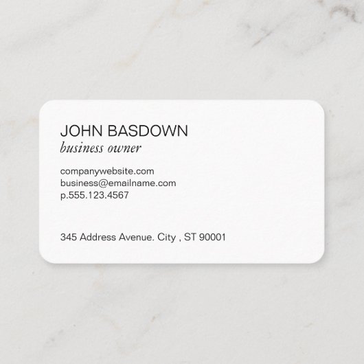 Golden Wings/Monogram Visitekaartje (Achterkant)