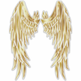 Golden Wings Sticker