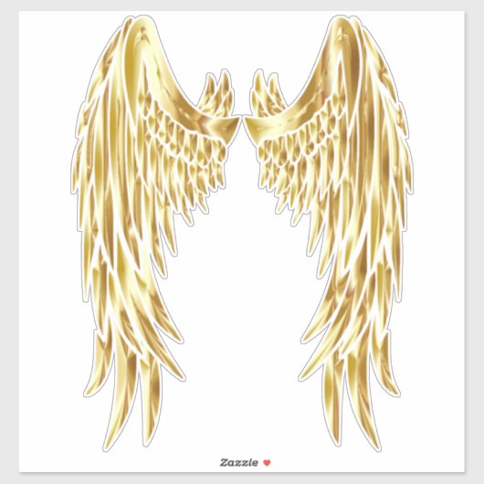 Golden Wings Sticker (Vel)