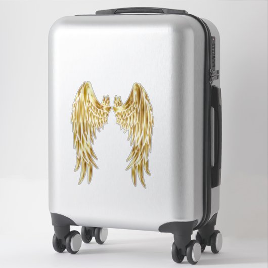 Golden Wings Sticker (Koffer)