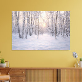 Golden_winter_light Canvas Afdruk