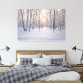 Golden_winter_light Canvas Afdruk (Insitu (Slaapkamer))