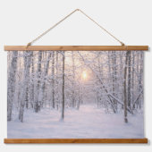 Golden_winter_light Hangend Wandkleed (Voorkant)