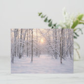 Golden_winter_light Kaart (Staand voorkant)