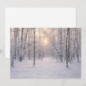Golden_winter_light Kaart (Voorkant / Achterkant)