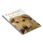 Golden Wisdom: een hondenoog Uitzicht van de schoo Notitieboek (Rechterzijde)