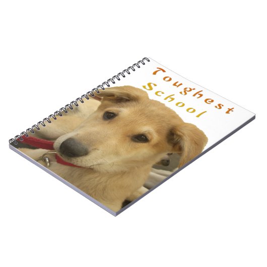 Golden Wisdom: een hondenoog Uitzicht van de schoo Notitieboek (Linkerzijde)