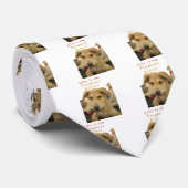 Golden Wisdom: een hondenoog Uitzicht van de schoo Stropdas (Opgerold)