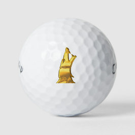 Golden Wolf Head Callaway Warbird golfballen 12 pk