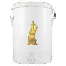 Golden Wolf Head Igloo drankkoeler