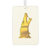 Golden Wolf Head witte auto luchtverfrisser (Achterkant)