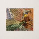  Golden Woman Capricorn Gothic Whimsical Legpuzzel (Horizontaal)