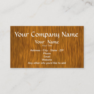 Golden Wood Achtergrond Aangepaste Visitekaartjes