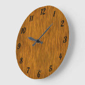 Golden Woodgrain look-klok Grote Klok (Hoek)