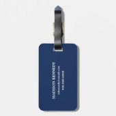 Golden World Bagagelabel (Achterkant verticaal)