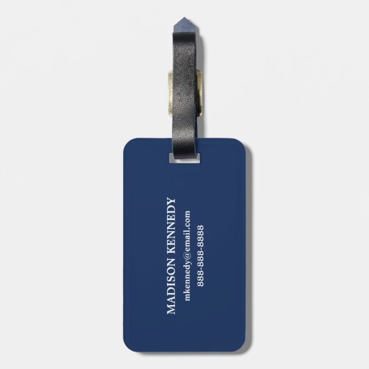 Golden World Bagagelabel (Achterkant verticaal)